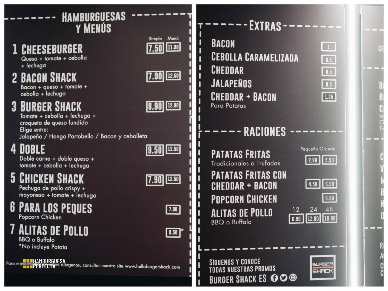 Collage Carta Burger Shack